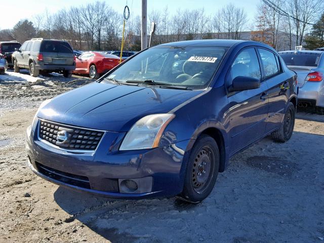 3N1AB61E97L653728 - 2007 NISSAN SENTRA 2.0 BLUE photo 2