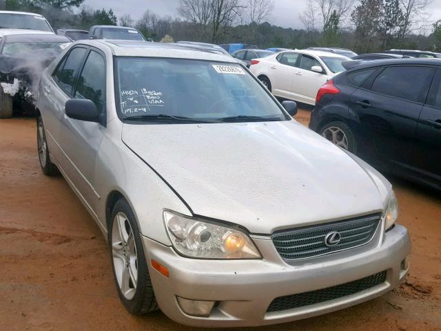 JTHBD182510001394 - 2001 LEXUS IS 300 SILVER photo 1