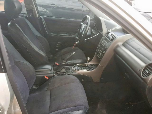 JTHBD182510001394 - 2001 LEXUS IS 300 SILVER photo 5