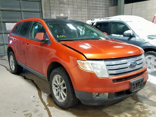 2FMDK48C97BB29442 - 2007 FORD EDGE SEL ORANGE photo 1