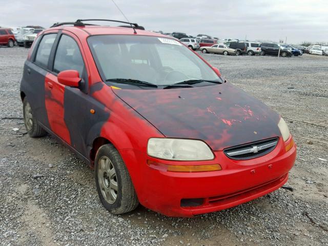 KL1TJ62664B157757 - 2004 CHEVROLET AVEO LS RED photo 1