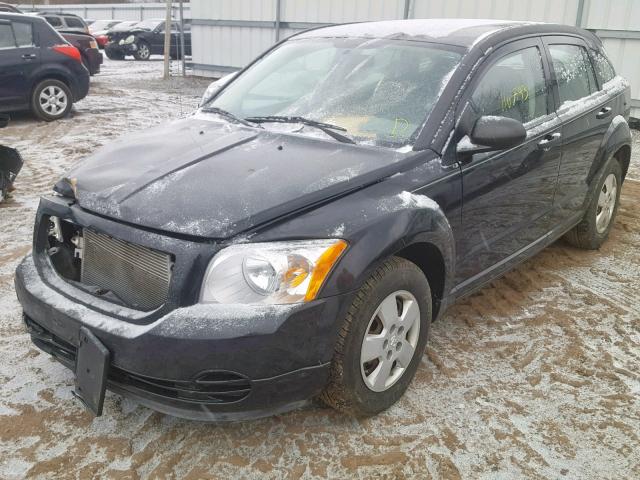 1B3HB28BX8D559138 - 2008 DODGE CALIBER BLACK photo 2