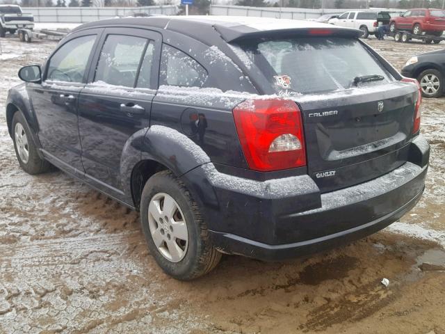 1B3HB28BX8D559138 - 2008 DODGE CALIBER BLACK photo 3