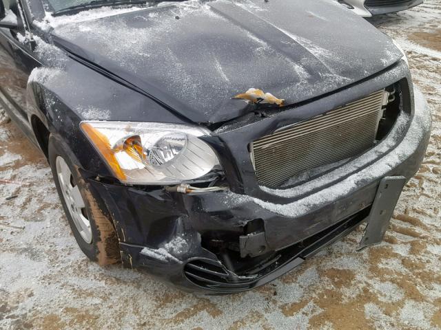 1B3HB28BX8D559138 - 2008 DODGE CALIBER BLACK photo 9