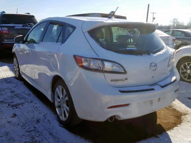 JM1BL1H63A1341516 - 2010 MAZDA 3 S WHITE photo 3