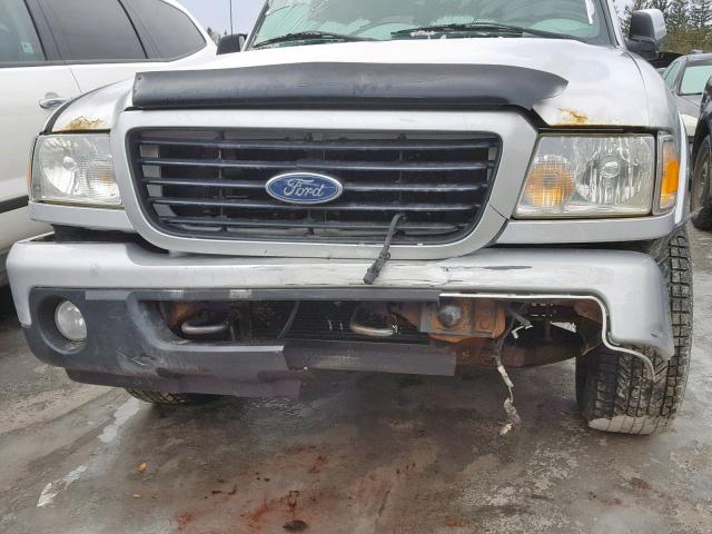 1FTZR45E59PA51863 - 2009 FORD RANGER SUP SILVER photo 9