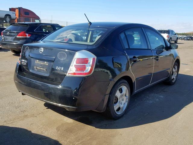 3N1AB61E57L669473 - 2007 NISSAN SENTRA 2.0 BLACK photo 4