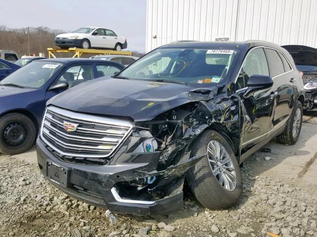 1GYKNBRS1HZ311674 - 2017 CADILLAC XT5 LUXURY BLACK photo 2