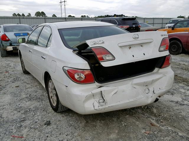 JTHBF30G325025386 - 2002 LEXUS ES 300 WHITE photo 3