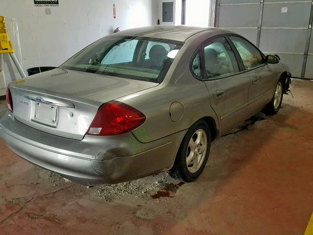 1FAFP55U73G255549 - 2003 FORD TAURUS SES GREEN photo 4