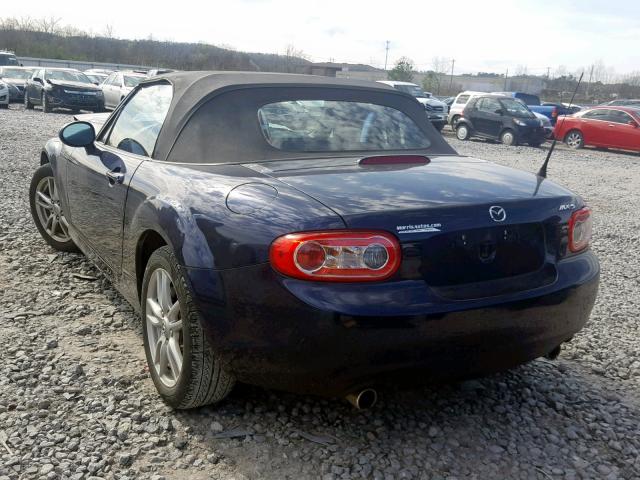 JM1NC2JF9C0223606 - 2012 MAZDA MX-5 MIATA BLUE photo 3