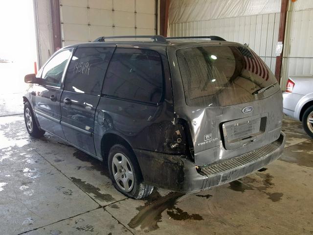 2FMZA51627BA17603 - 2007 FORD FREESTAR S GRAY photo 3