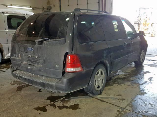 2FMZA51627BA17603 - 2007 FORD FREESTAR S GRAY photo 4