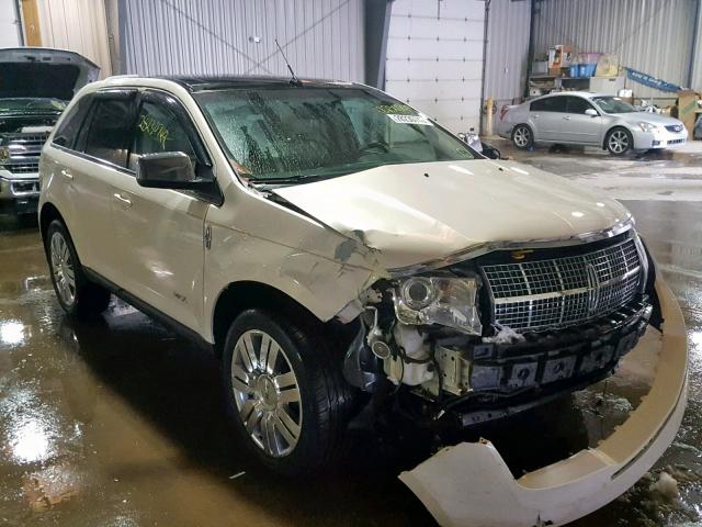 2LMDU88C48BJ14371 - 2008 LINCOLN MKX WHITE photo 1