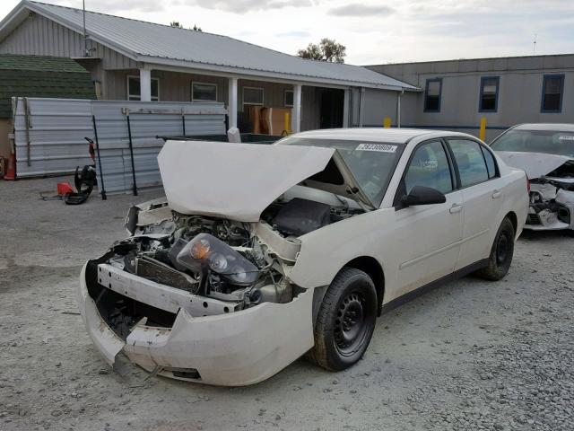 1G1ZS58F78F119284 - 2008 CHEVROLET MALIBU LS WHITE photo 2
