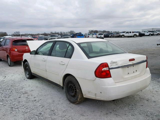 1G1ZS58F78F119284 - 2008 CHEVROLET MALIBU LS WHITE photo 3