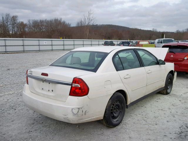 1G1ZS58F78F119284 - 2008 CHEVROLET MALIBU LS WHITE photo 4