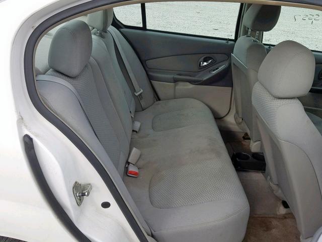 1G1ZS58F78F119284 - 2008 CHEVROLET MALIBU LS WHITE photo 6