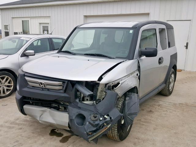 5J6YH18328L001039 - 2008 HONDA ELEMENT LX SILVER photo 2