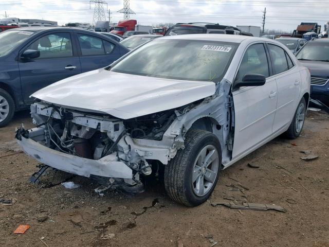 1G11B5SL8EF203816 - 2014 CHEVROLET MALIBU LS WHITE photo 2