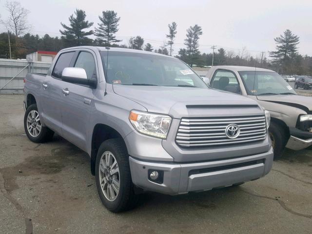 5TFAY5F10FX456204 - 2015 TOYOTA TUNDRA CRE SILVER photo 1