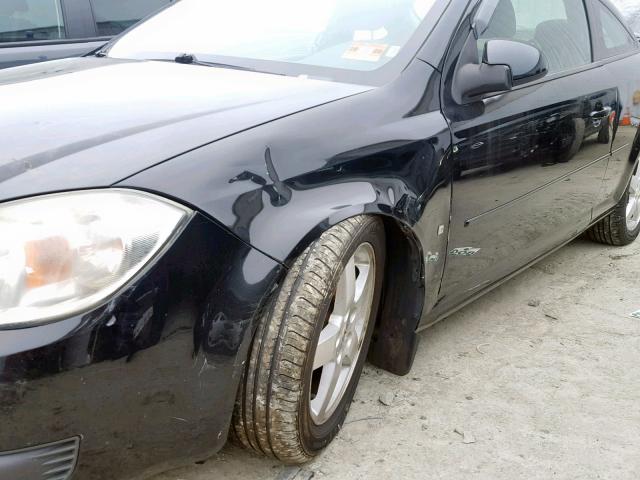 1G2AL15F977194189 - 2007 PONTIAC G5 BLACK photo 9