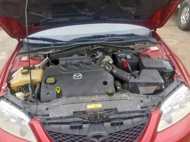 1YVFP80D635M47201 - 2003 MAZDA 6 S RED photo 7