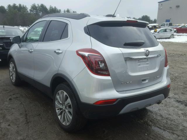 KL4CJASB6HB164992 - 2017 BUICK ENCORE PRE SILVER photo 3