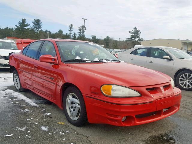 1G2NW52E31C258835 - 2001 PONTIAC GRAND AM G RED photo 1