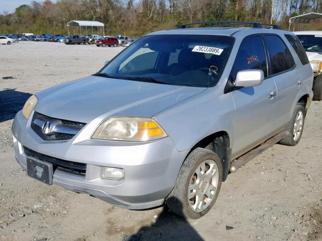 2HNYD18885H531774 - 2005 ACURA MDX TOURIN SILVER photo 2