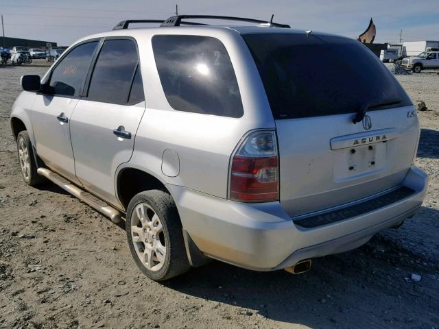 2HNYD18885H531774 - 2005 ACURA MDX TOURIN SILVER photo 3