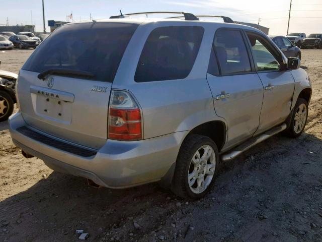 2HNYD18885H531774 - 2005 ACURA MDX TOURIN SILVER photo 4