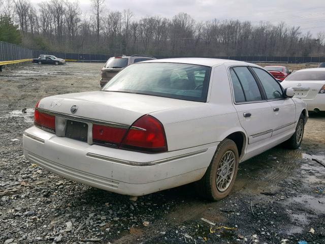 2MEFM74W1YX732039 - 2000 MERCURY GRAND MARQ WHITE photo 4