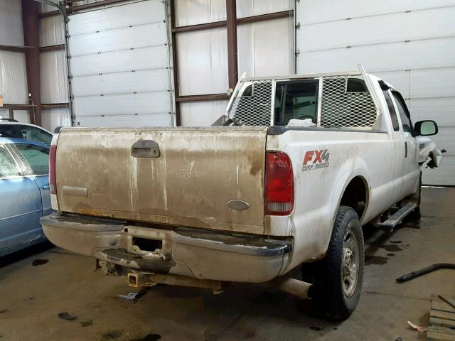 1FTWX31P66EB59507 - 2006 FORD F350 SRW S WHITE photo 4