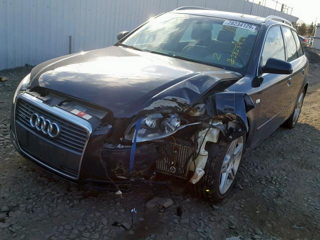 WAUKF78E87A185996 - 2007 AUDI A4 2.0T AV BLACK photo 2