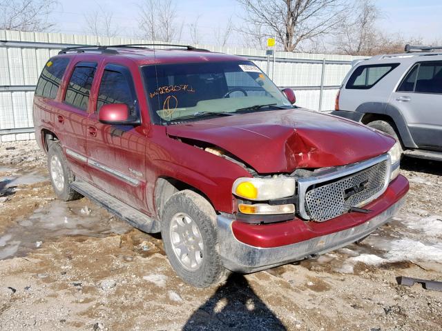 1GKEC13Z54J282072 - 2004 GMC YUKON MAROON photo 1