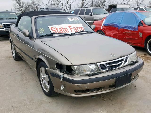 YS3DF78KX37000185 - 2003 SAAB 9-3 SE CHARCOAL photo 1