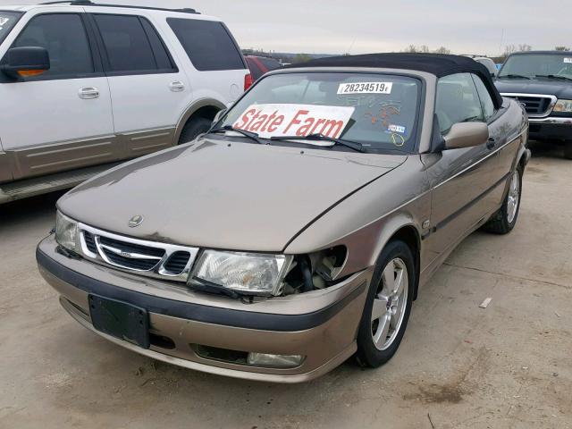 YS3DF78KX37000185 - 2003 SAAB 9-3 SE CHARCOAL photo 2