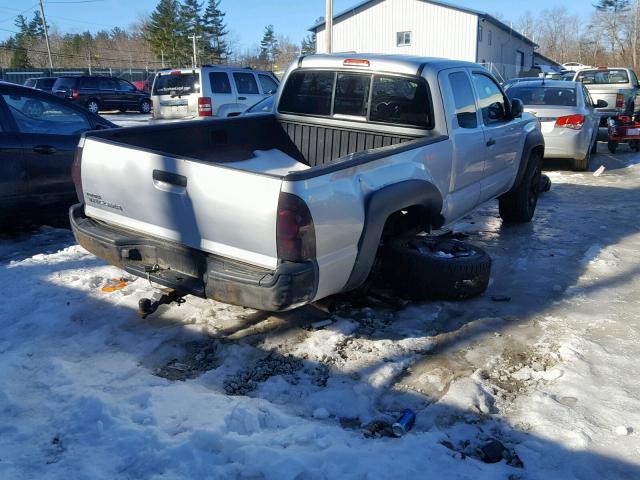 5TEUX42NX5Z005775 - 2005 TOYOTA TACOMA ACC SILVER photo 4