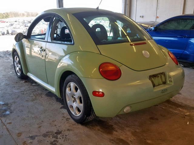 3VWCB21C12M433531 - 2002 VOLKSWAGEN NEW BEETLE Grün Foto 3