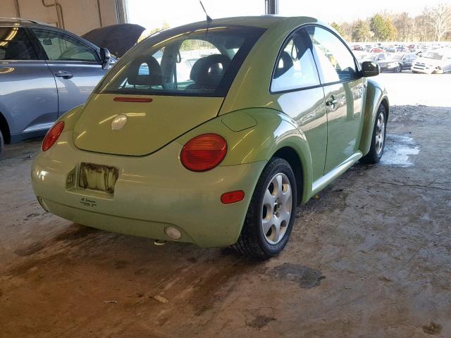 3VWCB21C12M433531 - 2002 VOLKSWAGEN NEW BEETLE Grün Foto 4