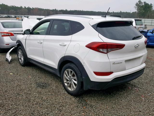 KM8J3CA4XGU053026 - 2016 HYUNDAI TUCSON LIM WHITE photo 3