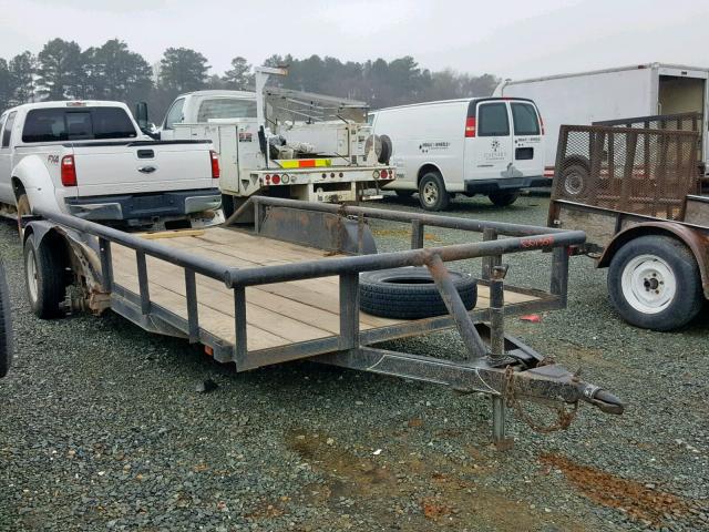 154FS162X2T001358 - 2002 UTILIMASTER TRAILER BLACK photo 1