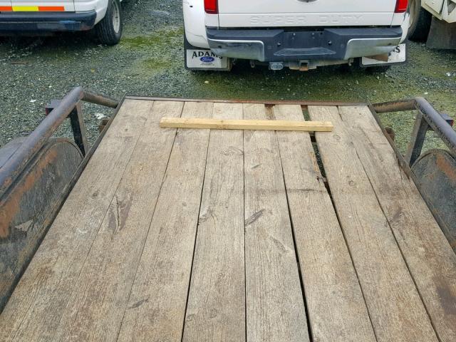 154FS162X2T001358 - 2002 UTILIMASTER TRAILER BLACK photo 6