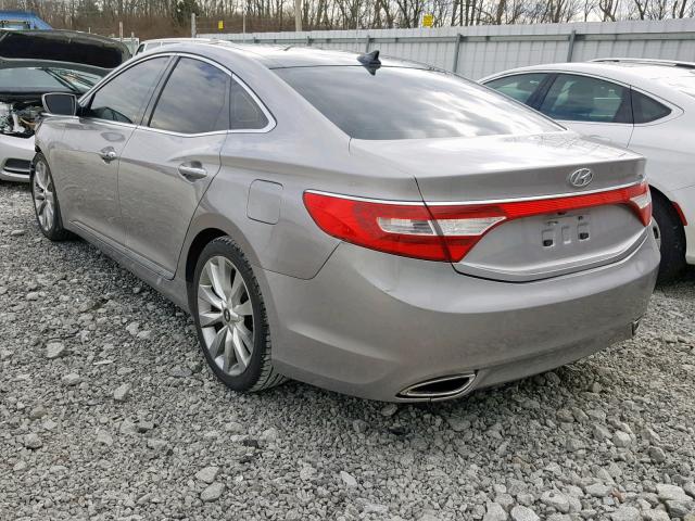 KMHFH4JG8CA187648 - 2012 HYUNDAI AZERA GLS SILVER photo 3