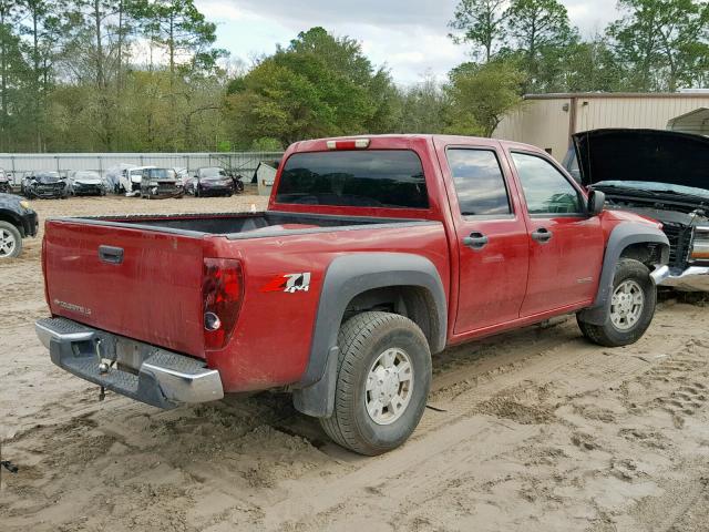 1GCDT136258169024 - 2005 CHEVROLET COLORADO RED photo 4