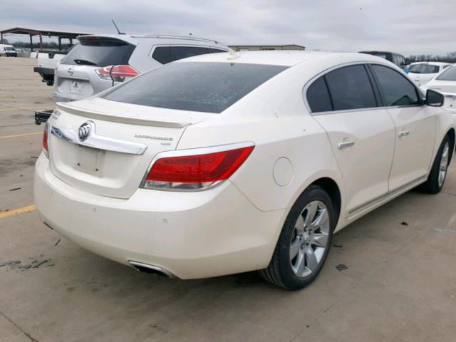 1G4GE5GD9BF349272 - 2011 BUICK LACROSSE C WHITE photo 4