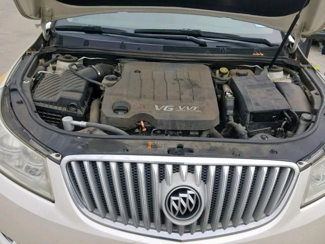 1G4GE5GD9BF349272 - 2011 BUICK LACROSSE C WHITE photo 7