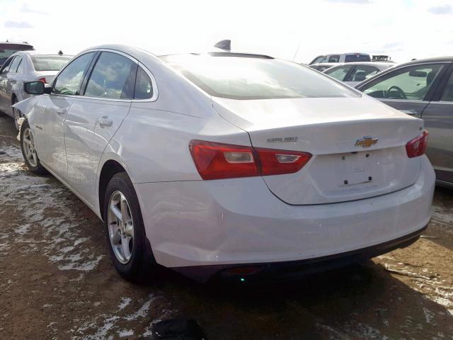 1G1ZB5ST3GF293558 - 2016 CHEVROLET MALIBU LS 白色 照片 3