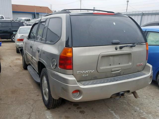 1GKDT13S732263661 - 2003 GMC ENVOY BEIGE photo 3